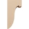 Ekena Millwork 12"W x 12"D x 24"H Wide Del Monte Rough Cedar Woodgrain TimberThane Corbel, Primed Tan CORUR12X12X24DELRCPR - alternate 2